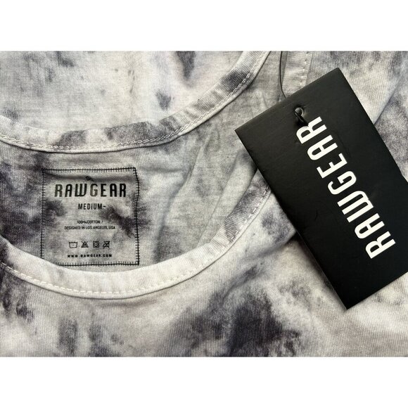 RAWGEAR Tie-Dye Tank Top~Size Med~Grey/White Athletic RG331 Bradley Martyn L6 16 - Picture 8 of 8